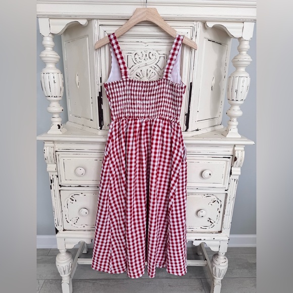 Jessica Simpson•Gingham Maxi Tank Dress•Size S•NWT - Picture 3 of 4
